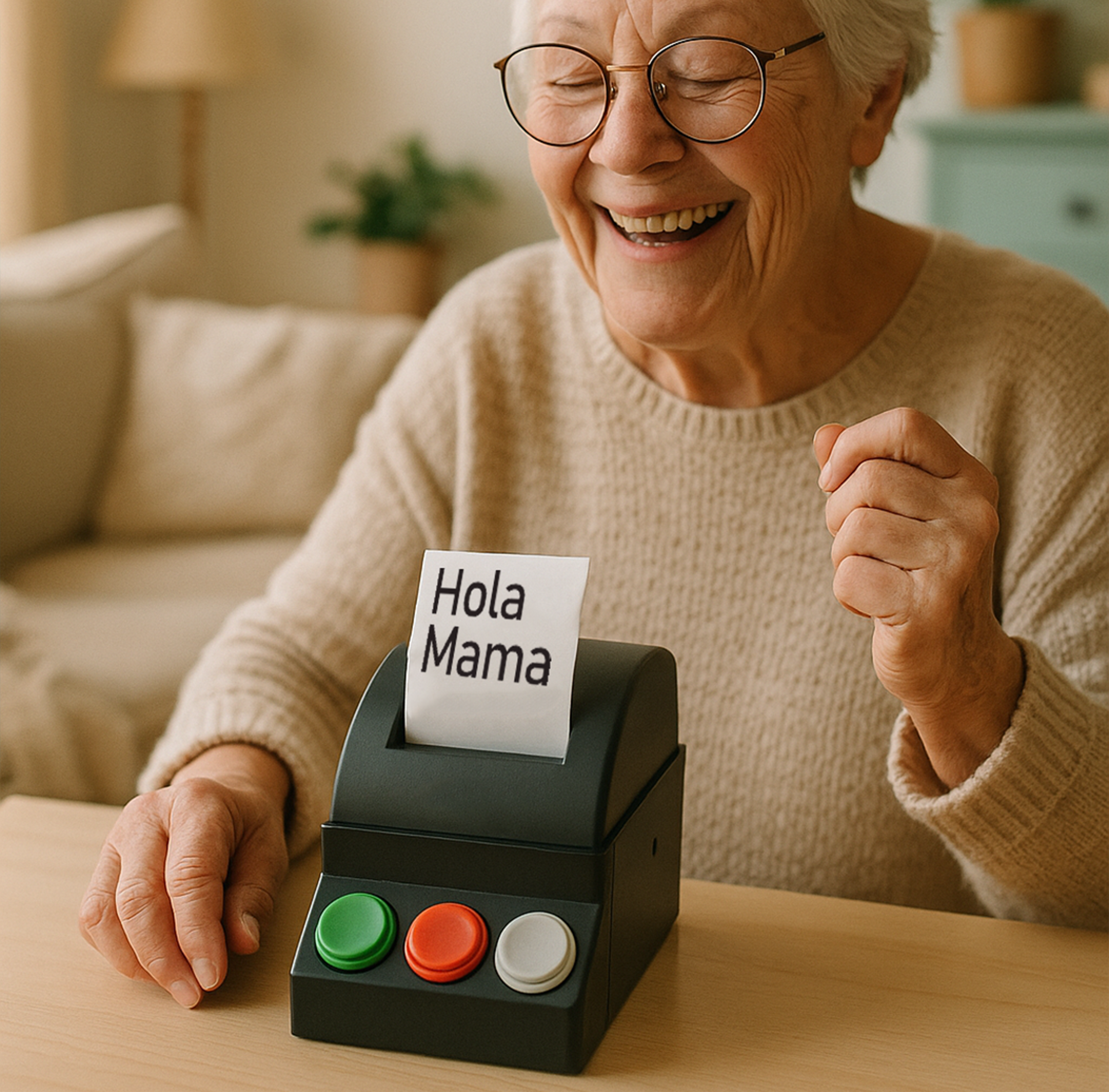 Heralto Paper device - impresora de mensajes para personas mayores